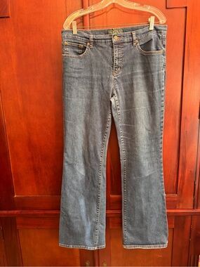 Vintage Ralph Lauren Lauren Jeans Co. Blue Bootcut Denim Size 12 slight stretch